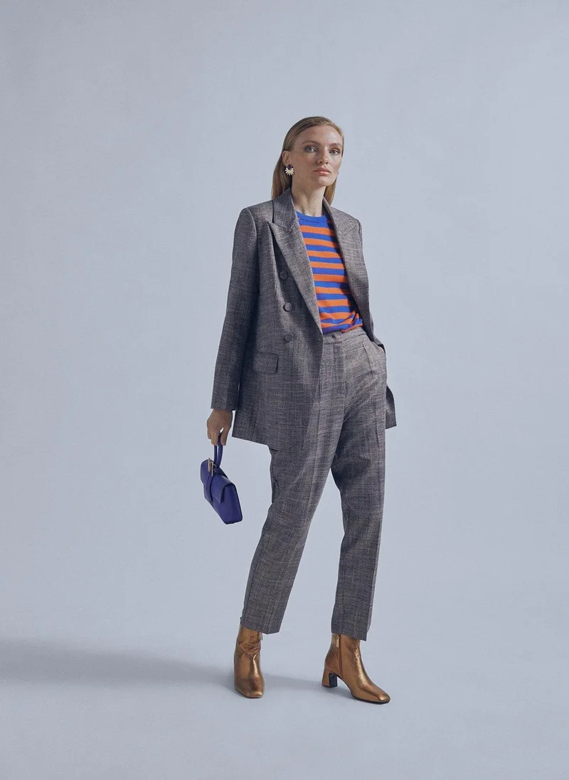 Lola Casademunt Two-tone striped sweater