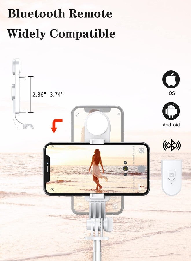 Yeaki Selfie Stick Tripod with Wireless Remote, 46'' Cellphone Selfie Stick Tripod with LED Fill Light, for iPhone 16/15/14/14 pro/13/13 Pro/12/11/11 Pro/XS Max/XS/XR/X/8/7 and Android Smartphone(Upgrade) - Image 4