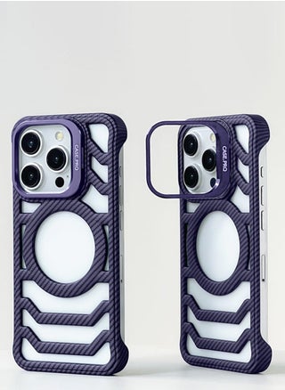Apple iPhone 16 Pro Case Pro series Carbon Fiber Magnetic Frameless back cover Case with Invisible Stand and Enhanced Cooling Airflow - pzsku/Z2D8B13B722D1F10EB334Z/45/_/1727960101/1b8b2b63-55d9-49cd-b486-1ec4cba91e23