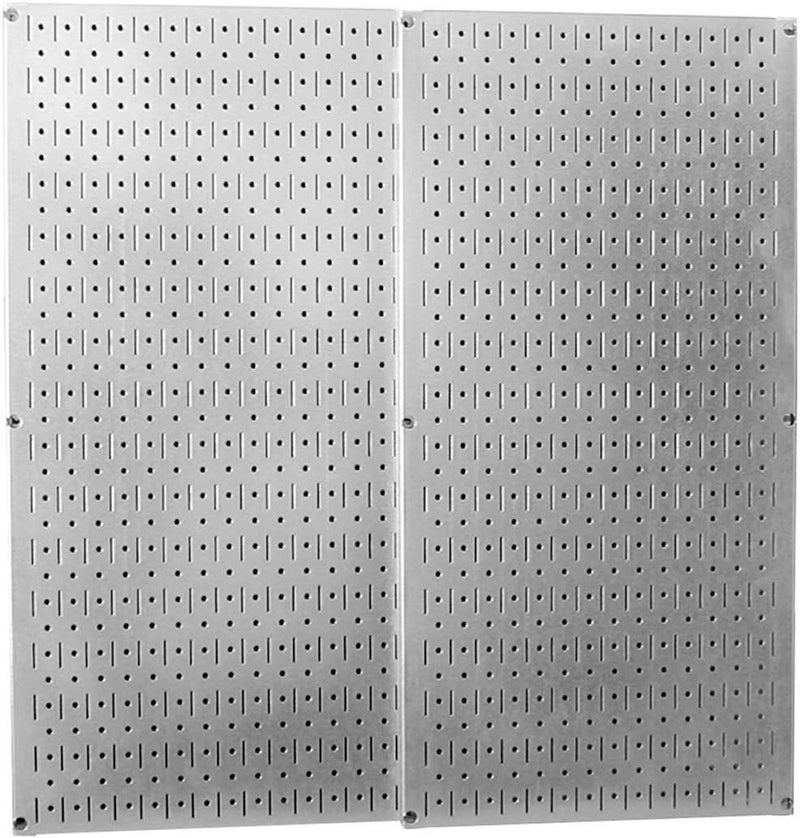 Wall Control 30-P-3232Gv Galvanized Steel Pegboard Pack - Heavy Duty Tool Storage Solution - Image 1