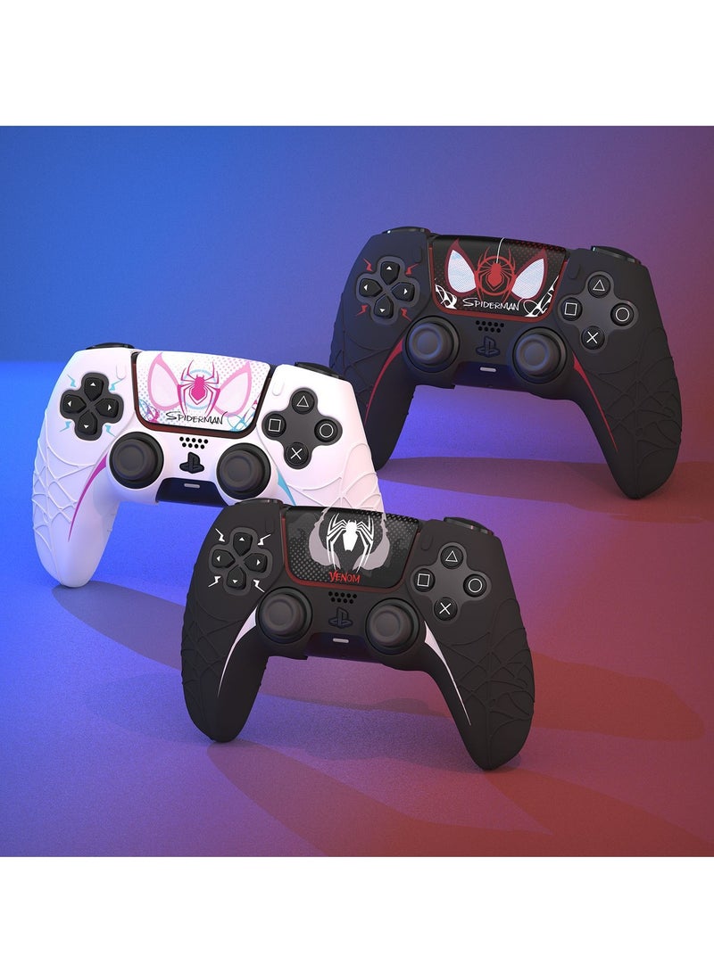 PS5 Controller Case, Spider-Man, Silicone Handle Case, PS5 Gamepad, All-Inclusive Anti-Drop Soft Shell, Joystick Cap - Image 3