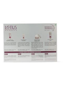 Radiant Diamond Cellular Radiance 5 In 1 Facial Kit | With Diamon Dust & Cinnamon | For All Skin Types | 170G