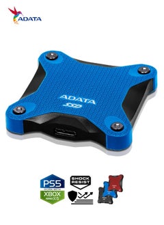 ADATA SD620 2TB External Solid State Drive | Shock Resistance SSD Compatible with PS5 XBOX for Superfast Gaming USB 3.2 Gen2x2 Type-C | Blue  - Image 5