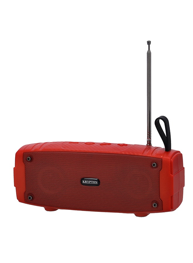 كريبتون مكبر صوت محمول يعمل بالبلوتوث وقابل للشحن KNMS5414 أحمر - Image 3