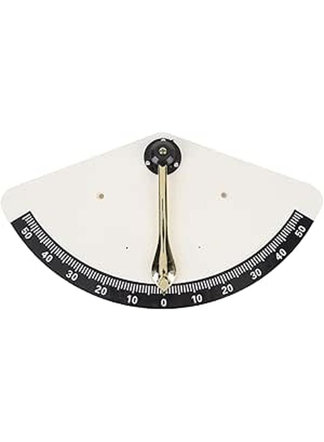 Bakelite Copper Angle Inclinometer Gauge with Pendulum for Boats Yachts RV High Accuracy Durable - Image 1