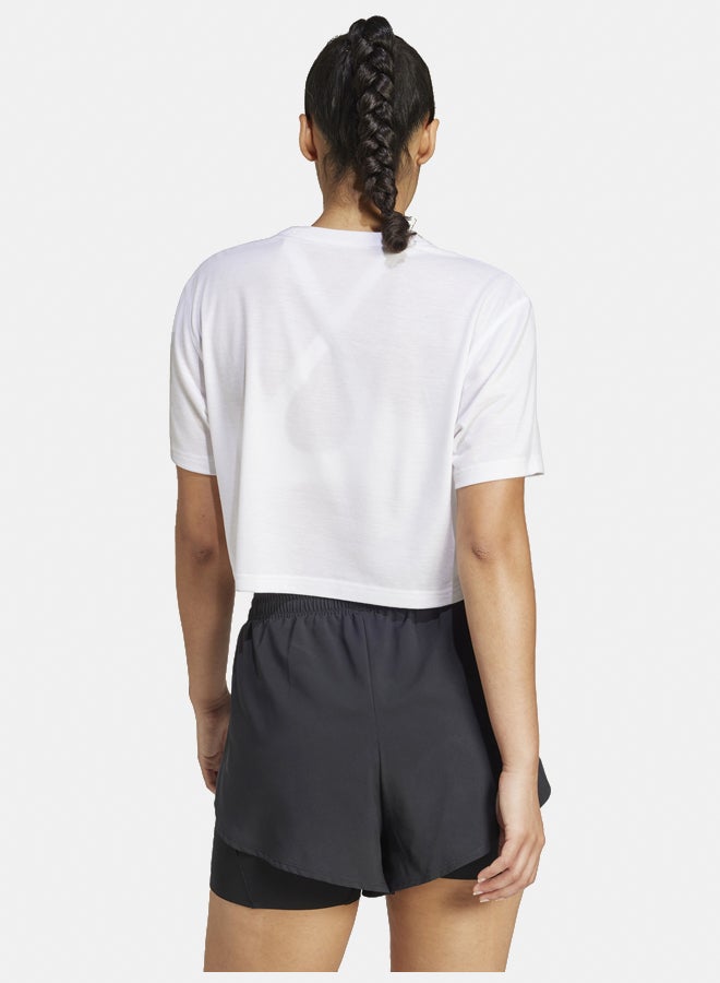 Adidas workout essentials boxy women's t-shirt - Image 4