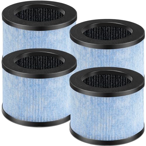 Katerelis 4 Pack MK01 MK06 TZ-K1 Replacement Filter Compatible with AROEVE MK01 MK06 MG01JH, ToLife TZ-K1 and Kloudi DH-JH01, POMORON MJ001H, Elechomes EPI081/EP1081, and Intelabe EPI080/EP1080 - Image 1