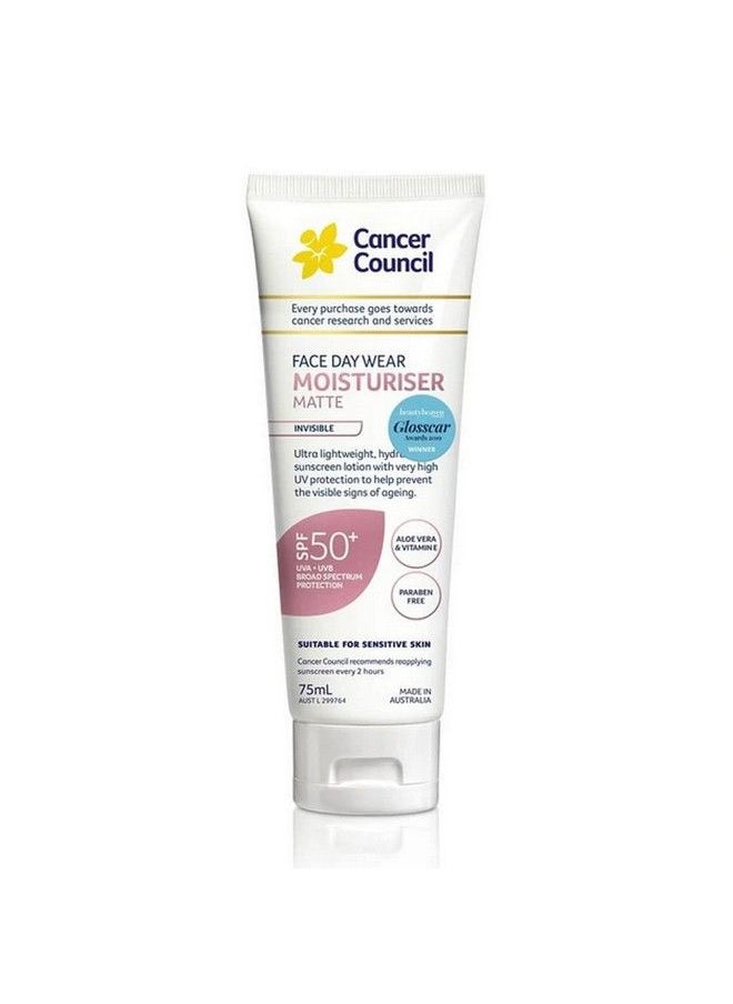Cancer Council Face Daywear Moisturiser Invisible Spf50+  - Image 1