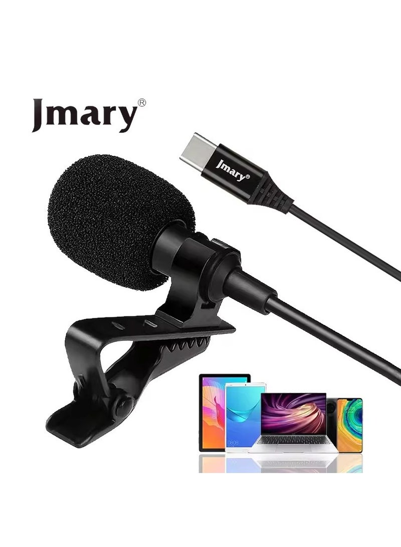 Jmary Jmary MCR2 Professional Type C Interface lapel mic 3.5mm micro type Mic Mobile Phone PC voice lavalier microphone - Image 5