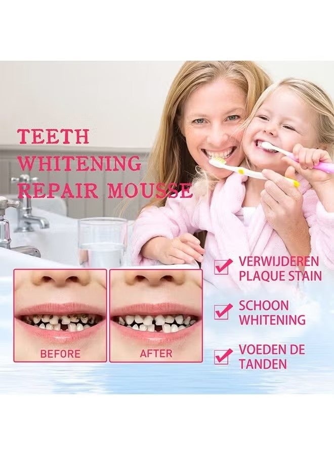 Jaysuing Rids Foam Toothpaste,Children's Low Fluoride Toddler Toothpaste, Dental Care For Children 3 Years And Up, Super Fine Mousse Foam, Easy To Use (Strawberry Flavors) 60ml - Image 2