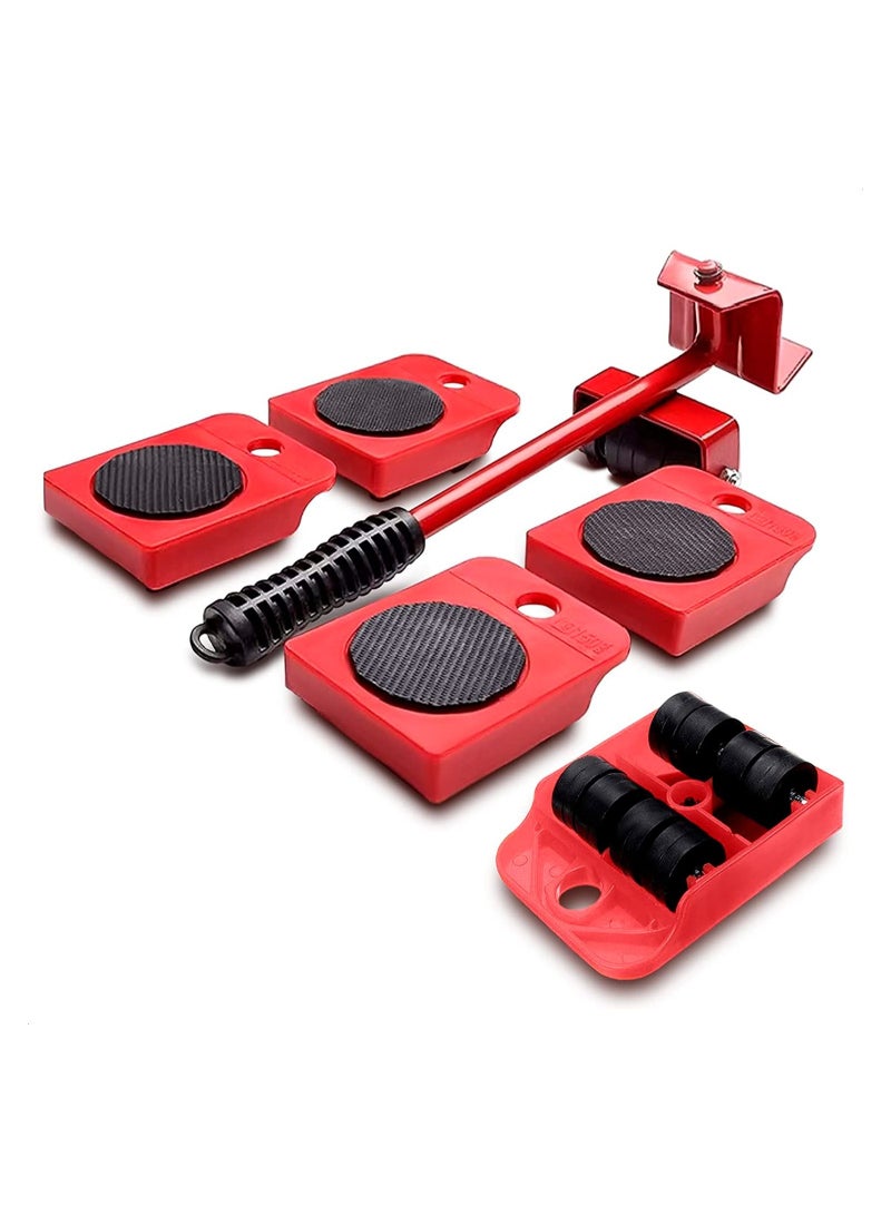 Furniture Lifter, Furniture Moving System Lifter Kit with 4 Slider, Furniture Roller Kit, Furniture Roller Move Tools,Up to 200kg/440 lb, Easily Redesign and Rearrange Living Space  - Image 1