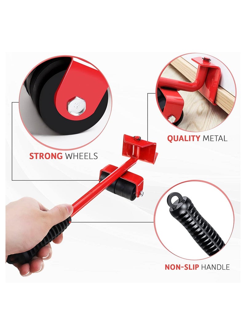 Furniture Lifter, Furniture Moving System Lifter Kit with 4 Slider, Furniture Roller Kit, Furniture Roller Move Tools,Up to 200kg/440 lb, Easily Redesign and Rearrange Living Space  - Image 3