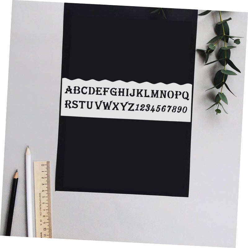 Reusable Crafting Stencils 4 Pack Decorative Pattern Templates for Parties Festivals DIY Projects - Image 3
