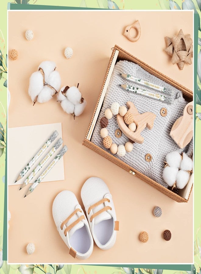 Tinlade 60 Pcs Sage Green Baby Shower Golf Pencils with Erasers Small Kids Sharpened Mini Pencils for School in Bloom Baby Shower Supplies - Image 5