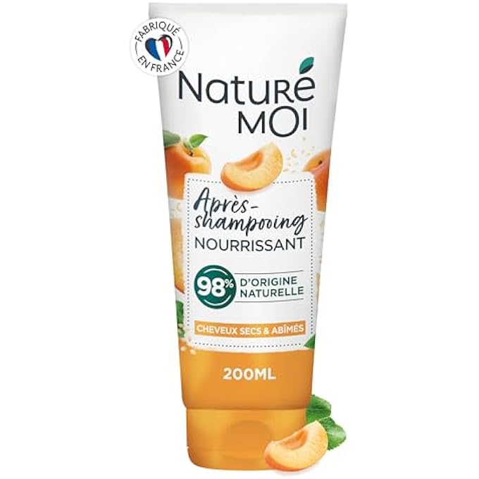 - NOURISHING CONDITIONER - WITH ROUSSILLON APRICOT AND ORGANIC ARGAN OIL - DETANGLES AND PROTECTS DRY AND DAMAGED HAIR - 200ML - Image 2