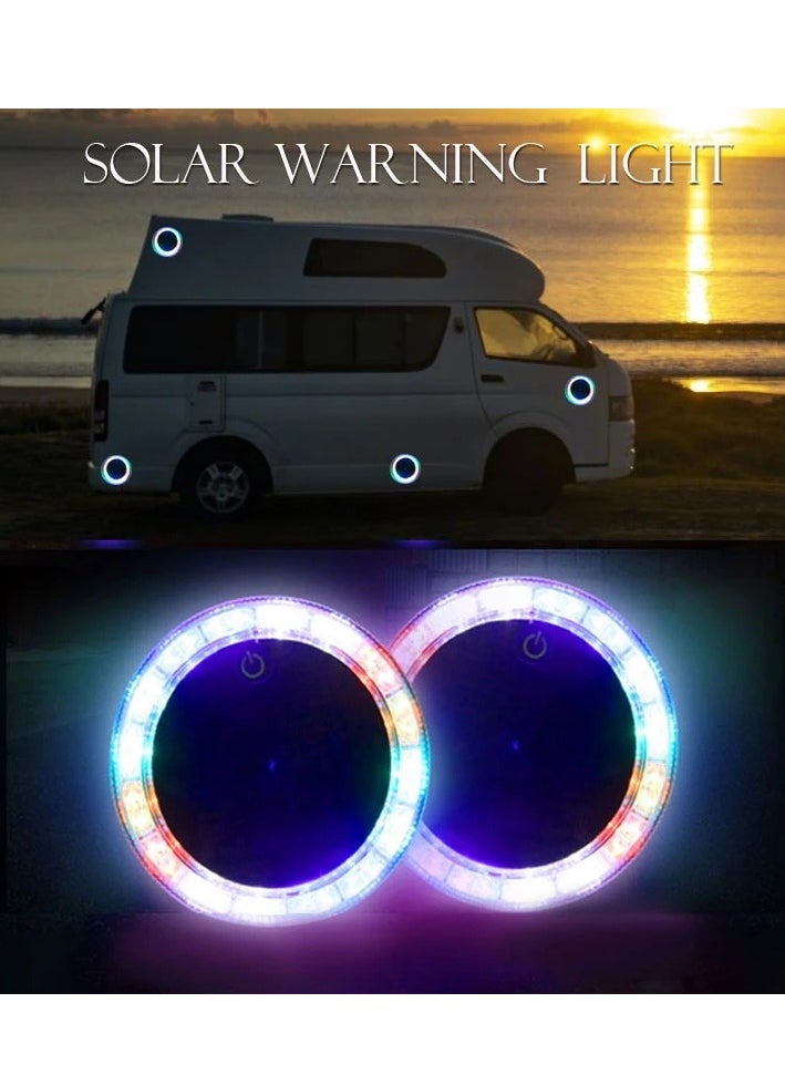 Generic 2 Psc Super Strong Magnetic Base Night Safety Flashing Led Light  Anti-Collision  - Image 1