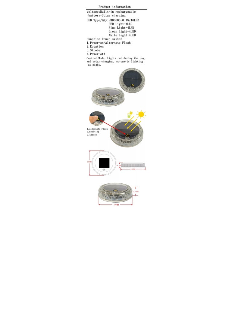 Generic 2 Psc Super Strong Magnetic Base Night Safety Flashing Led Light  Anti-Collision  - Image 5