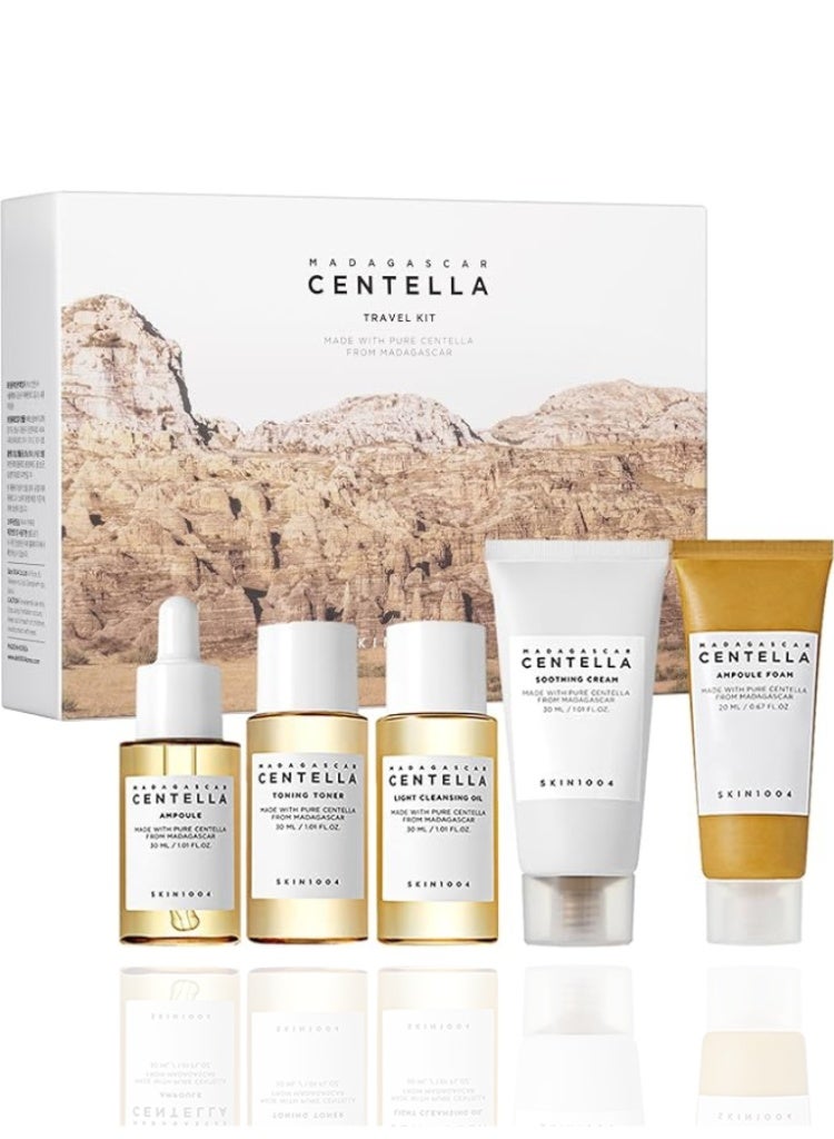 SKIN1004 Madagascar Centella Travel Kit for Soothing, Barrier Repair & Hydration 140ml - Image 1