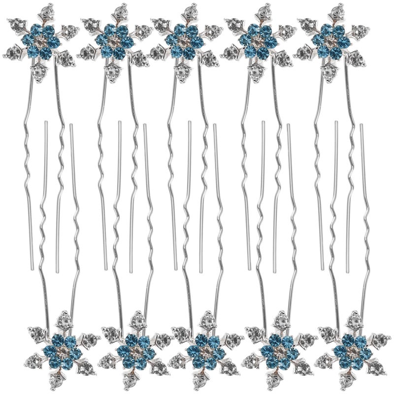 12pcs Design Hairpin Fashionable Headdress Hair Accessories Stylish Headwear for Bride Women Female ( ) - Image 1