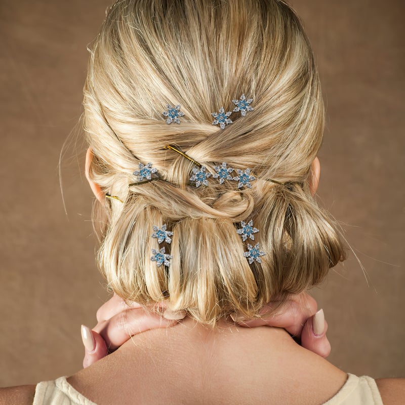 12pcs Design Hairpin Fashionable Headdress Hair Accessories Stylish Headwear for Bride Women Female ( ) - Image 3