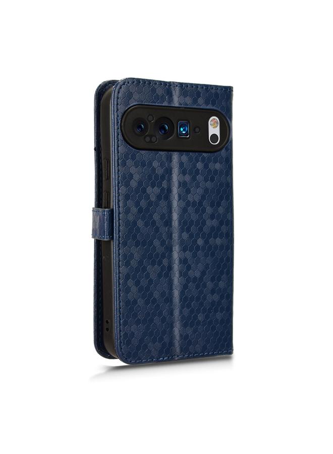 S-TOP Case For Google Pixel 9 Pro XL Honeycomb Dot Texture Leather Phone Case - Image 4