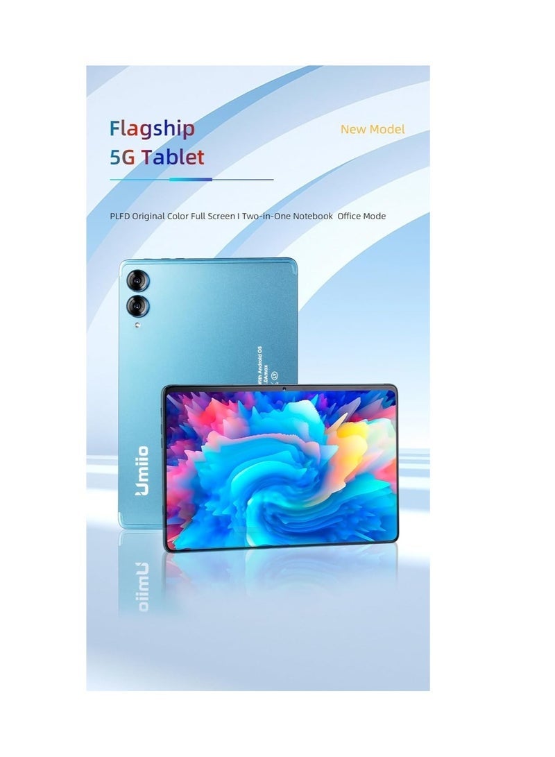 Umiio 💼 Smart Tablet PC 10.1-Inch Android Tab | 8GB RAM + 256GB ROM | Wi-Fi + Dual SIM | HD Display | Front & Rear Camera | With Keyboard, Mouse & Leather Cover – All-in-One Portable Setup - Image 2