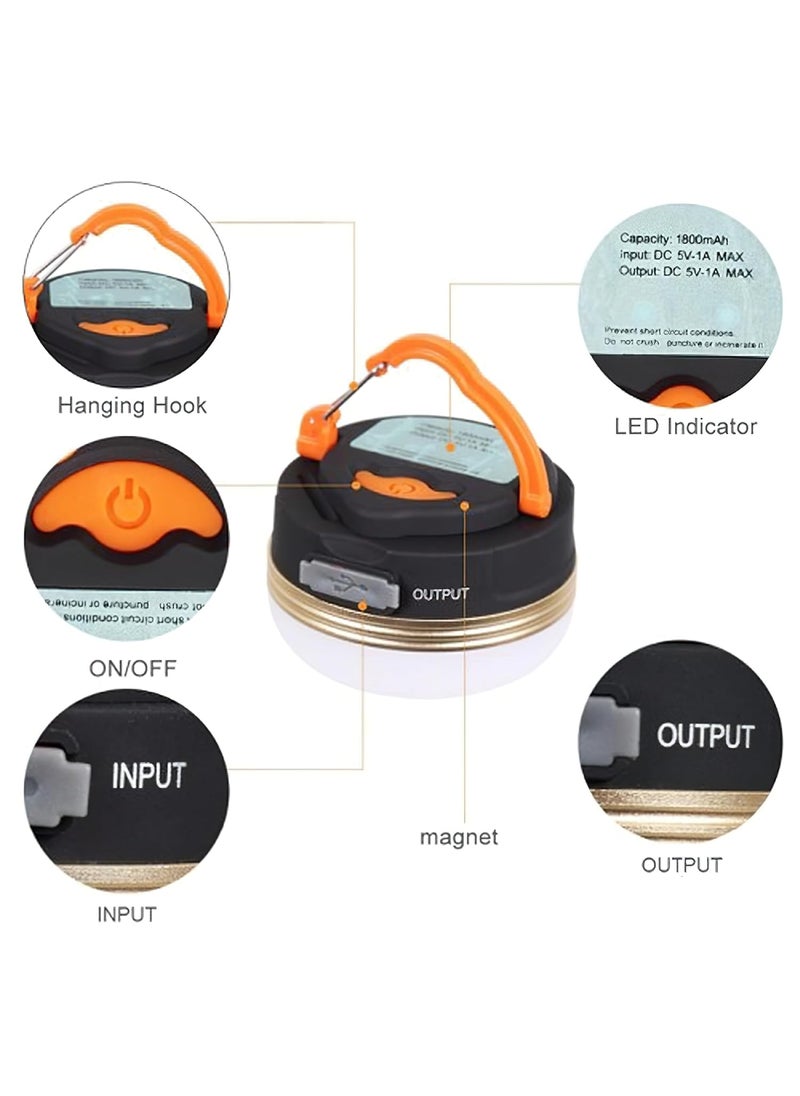 Pivdo - Pivdo Emergency Light Rechargeable Lamp Portable LED Lantern for Home Camping and Tent Charge Light for Home Use with Hanging Option and Rechargeable Battery Versatile Solution - Image 1