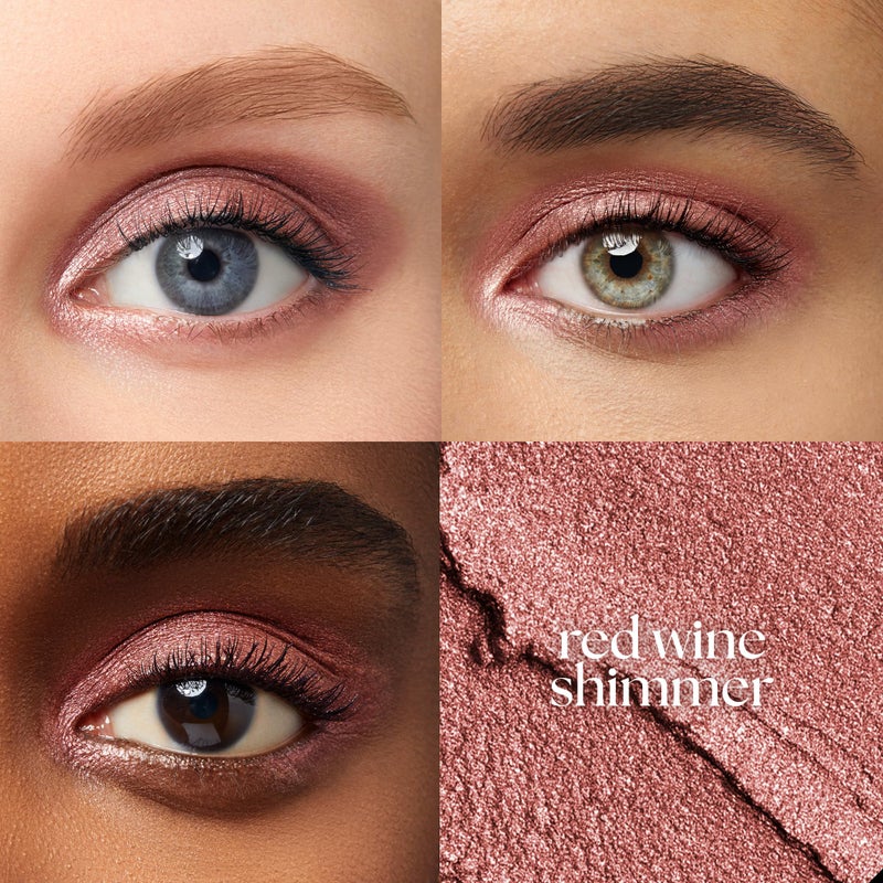 Julep Eyeshadow 101 Cream-to-Powder Waterproof Shadow Stick â€“ Red Wine Shimmer â€“ Long-Lasting, Crease-Proof, Warm Red Shimmer Cream Eyeshadow with Built-in Smudger - Image 2