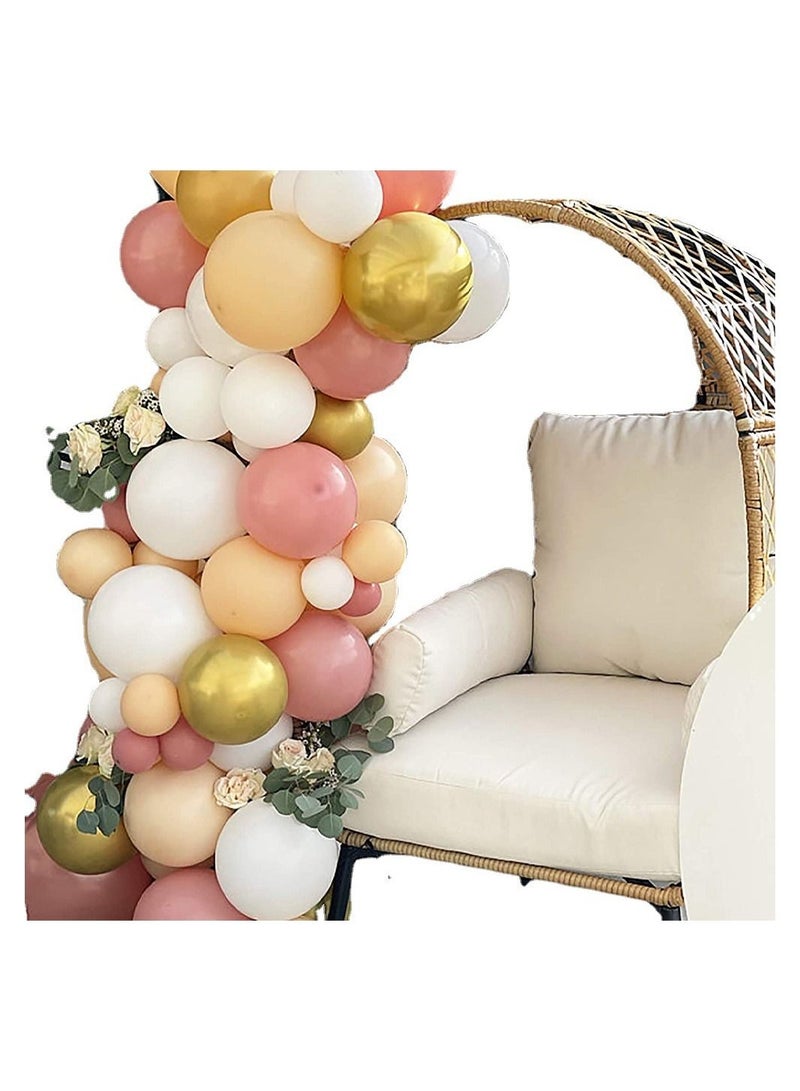 DUNISO 105pcs Vintage Balloon Garland Arch Kit Metallic Pastel Multicolor Latex Balloons Set For Baby Wedding Birthday Party Background Decorations - Image 3