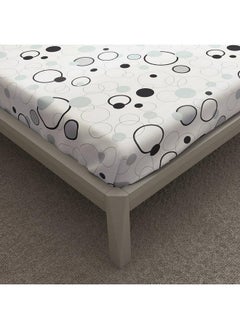 Wakefit Wakefit Bedsheet for Queen Size, Bedsheet Queen Size Bed Cotton, Fitted Bedsheets Queen Size Cotton, 144 TC 100% Cotton with 2 Pillow Covers (Elastic Fitted Sheet 78x60 : Bubbles)  - Image 5