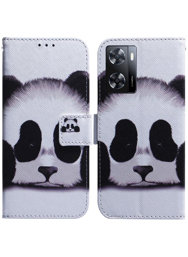 اس-توب جراب هاتف جلدي برسومات ملونة لهاتف OPPO A57 2022 4G/A57 2022 5G/Realme Q5i/Realme V23 5G/Realme Narzo 50 5G/A77 5G - Image 1