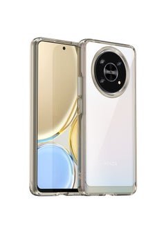 Case Cover For Honor Magic4 Lite Colorful Series Acrylic + TPU Phone Case Transparent Grey