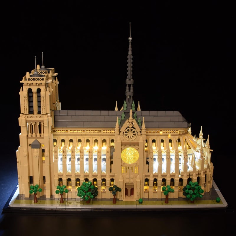 LightGo LED Lighting Kit Designed for Lego 21061 NotreDame de Paris Building Set Not Include Model Classic Version - Image 3
