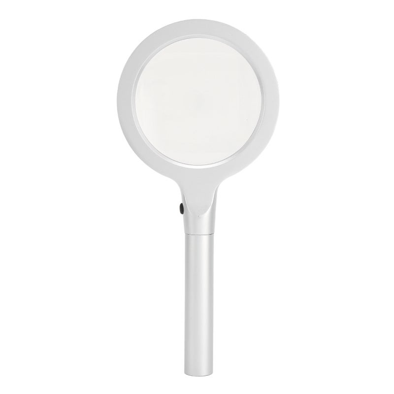 Magnifying Glass with 12 LED Lights 5X 10X Lighted Large Magnifying Glass Handheld Two Brightness Level Magnifier - Image 4
