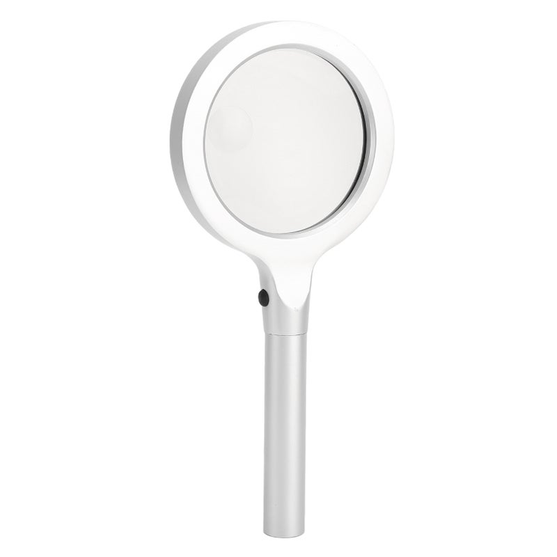 Magnifying Glass with 12 LED Lights 5X 10X Lighted Large Magnifying Glass Handheld Two Brightness Level Magnifier - Image 3