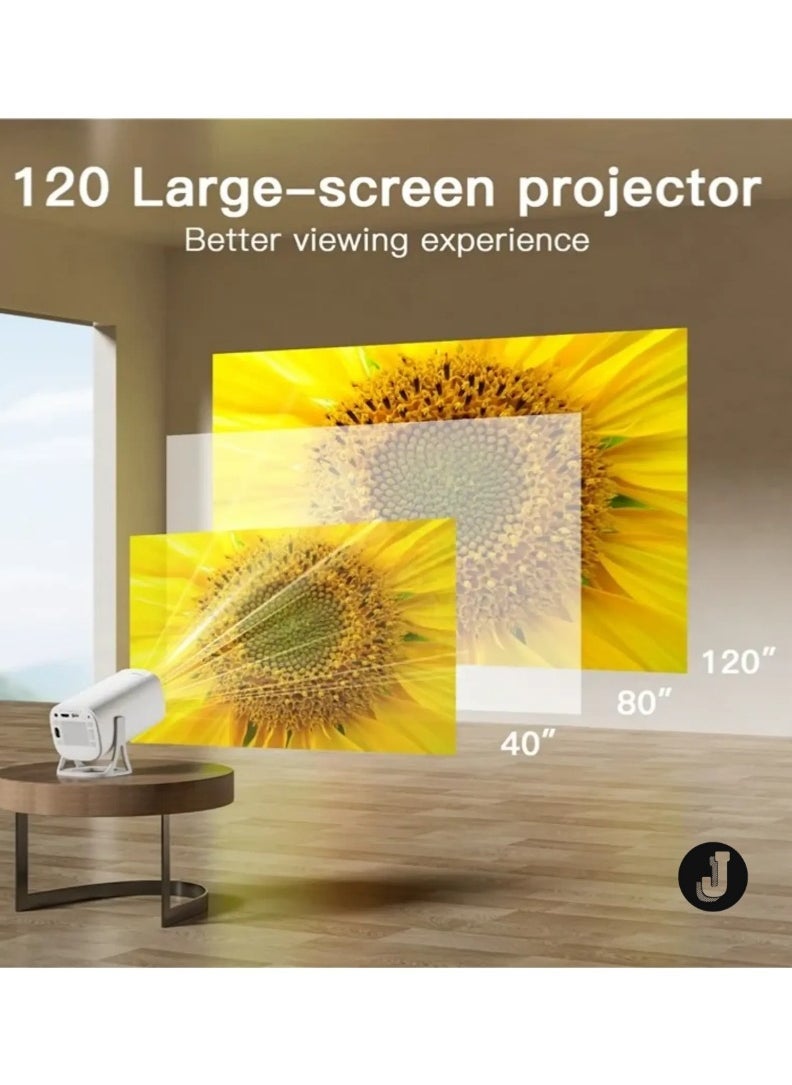JAJEEK - S40 Max 2-in-1 Smart Projector and Gaming Console – 4K HD Video, Android 11, WiFi 6, Bluetooth 5.0, Home Theater Projector with US Plug - Image 1
