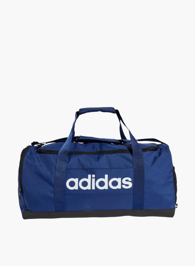 Adidas حقيبة دوفل بطباعة شعار للرجال - Image 1