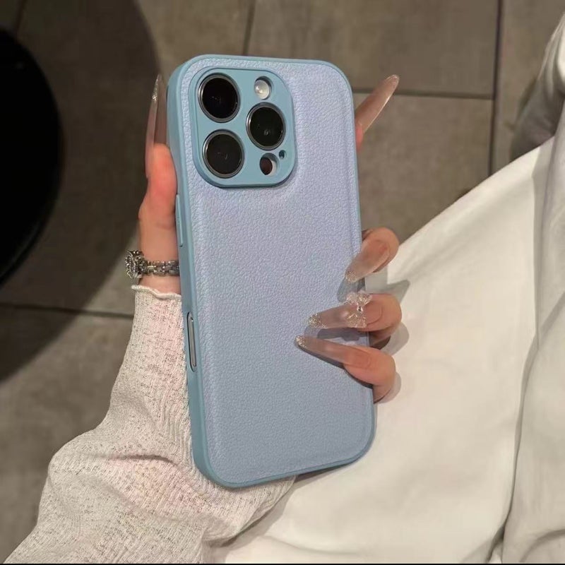 غطاء واقي، ملمس جلد مقاوم للخدش، لـ iPhone 14 / 14 Plus / 14 Pro / 14 Pro Max خفيف الحمل للاستخدام الداخلي للمكتب - Image 1