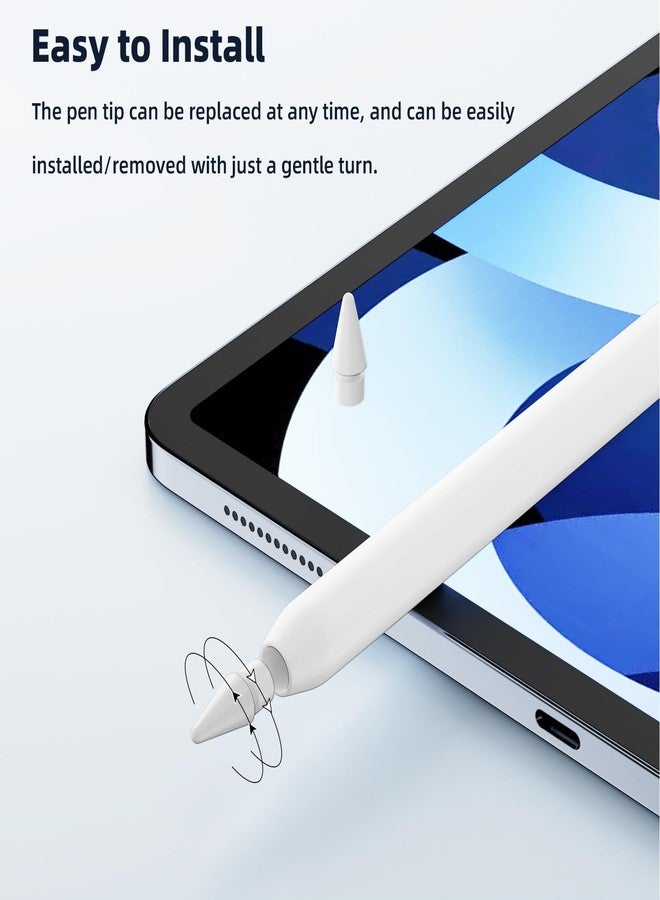 AreMe Magnetic Replacement Cap and Replacement Tips Compatible with Apple Pencil 1st Generation (6 Pack) - Image 3