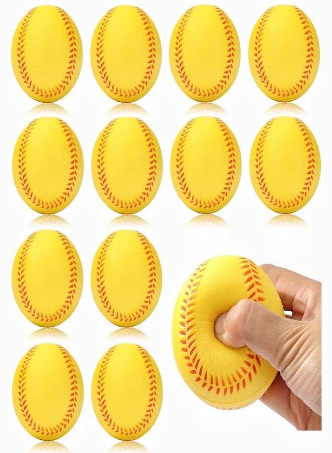 INTOWIND 12 Pack Foam Baseballs Softballs Foam Training Ball for Kids Teenager, 9 inch Practice Baseballs Tballs, Safe Throwing, Catching and Batting Practice - Image 1