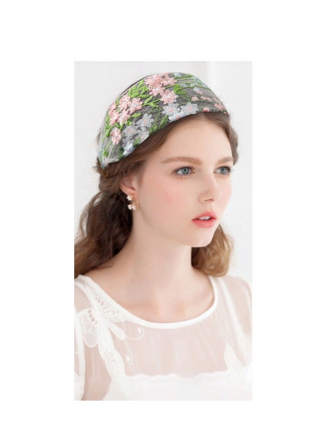 Summer French Lace Headscarf ,Headband - Image 2