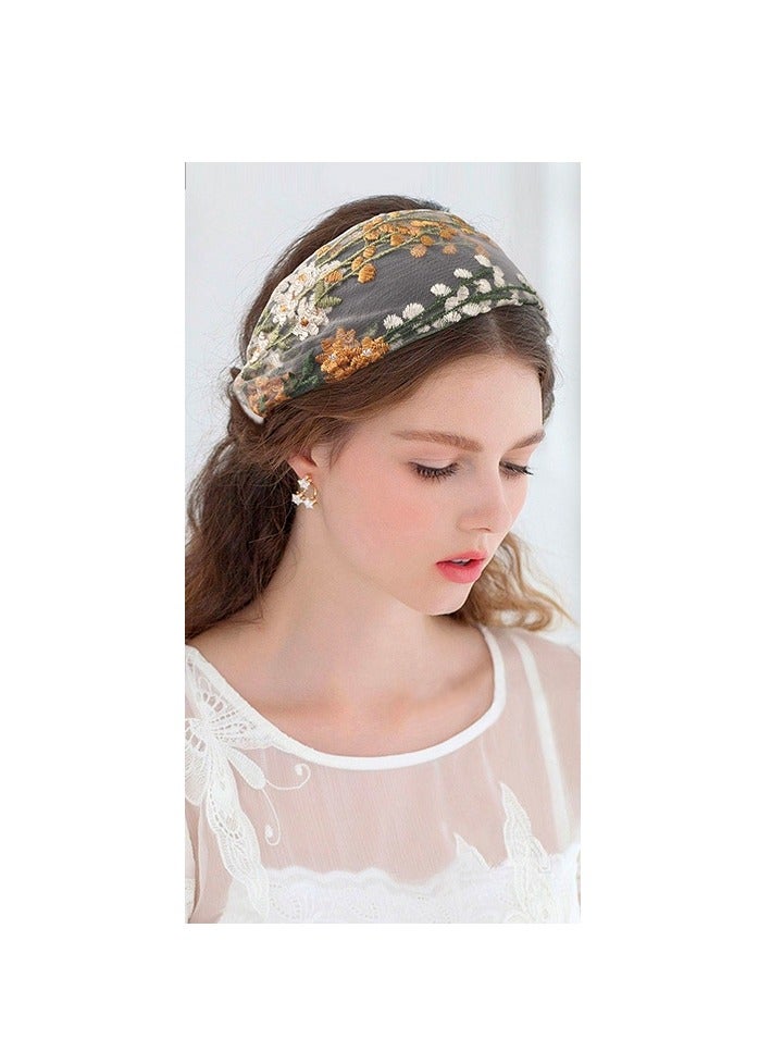 Summer French Lace Headscarf ,Headband - Image 3