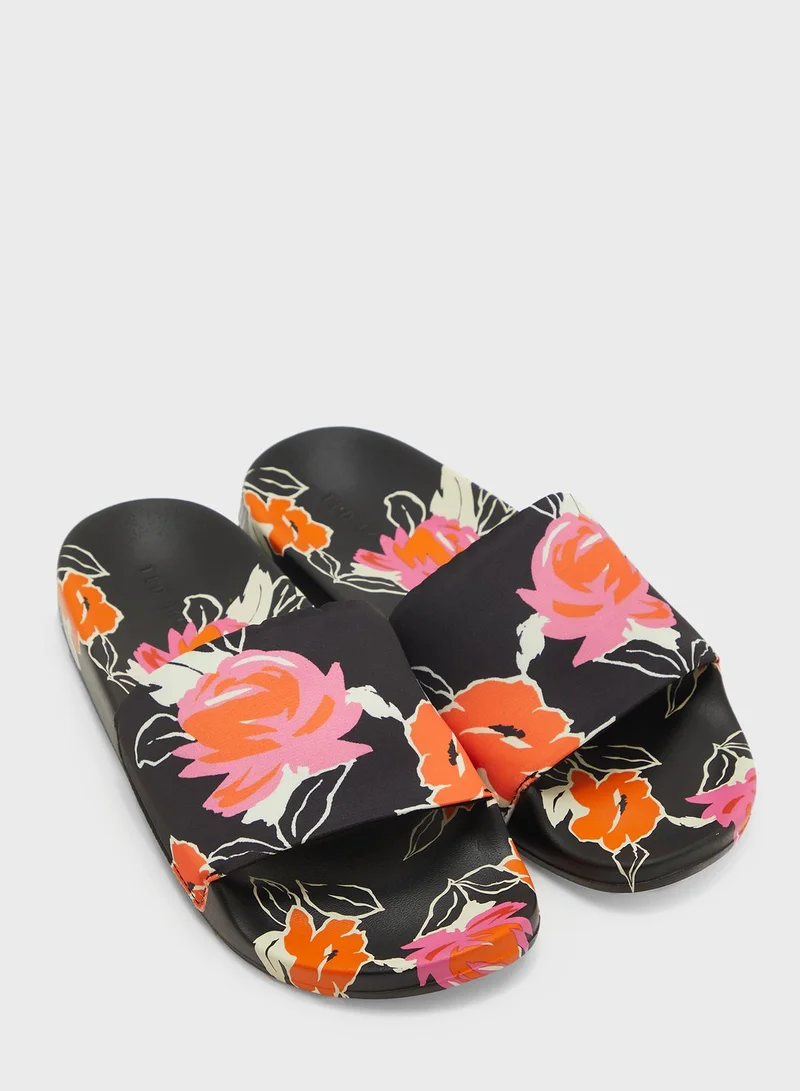 Ted Baker Casual Printed Flat Sandals