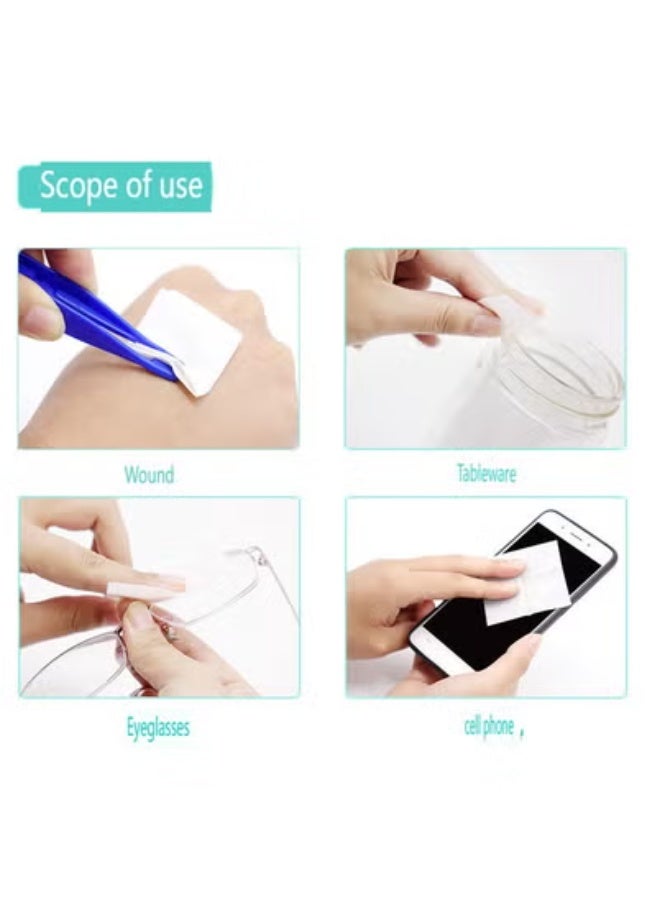 HONS Wound Cleansing and Disinfecting Wipes, Sanitary Wipes for Disinfecting and Cleaning Wounds, Ethanol Tablets, 50 Pieces/Box, 6*3cm  - Image 4