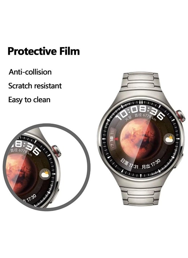 2 Pack Premium Screen Protector for Huawei Watch 4 Pro, Dustproof Anti-Scratch High Sensitivity and Bubble-Free Smartwatch Screen Protectors