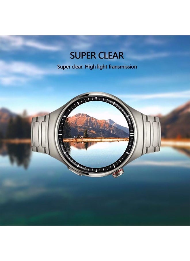 2 Pack Premium Screen Protector for Huawei Watch 4 Pro, Dustproof Anti-Scratch High Sensitivity and Bubble-Free Smartwatch Screen Protectors