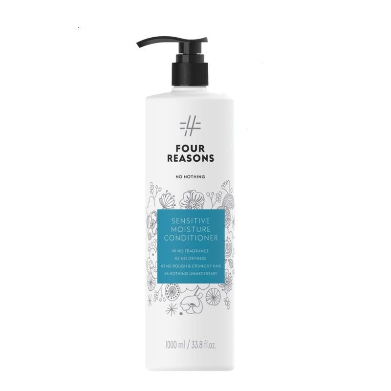 No nothing Very Sensitive Moisturizing Conditioner - For Dry & Damaged Hair â€“ Suitable for Sensitive Skin & Scalp - 100% Vegan, Hypoallergenic, Fragrance Free, Unscented, Paraben Free- 33.8 fl oz. - Image 1