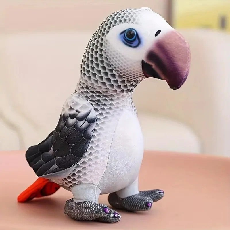 Y&D Super Soft Kawaii Macaw Plush Toy – Unisex Cute Stuffed Animal Toys for Kids, Wild Parrot Doll Filled with PP Cotton, Realistic Simulation Macaw Bird Gift - Image 4