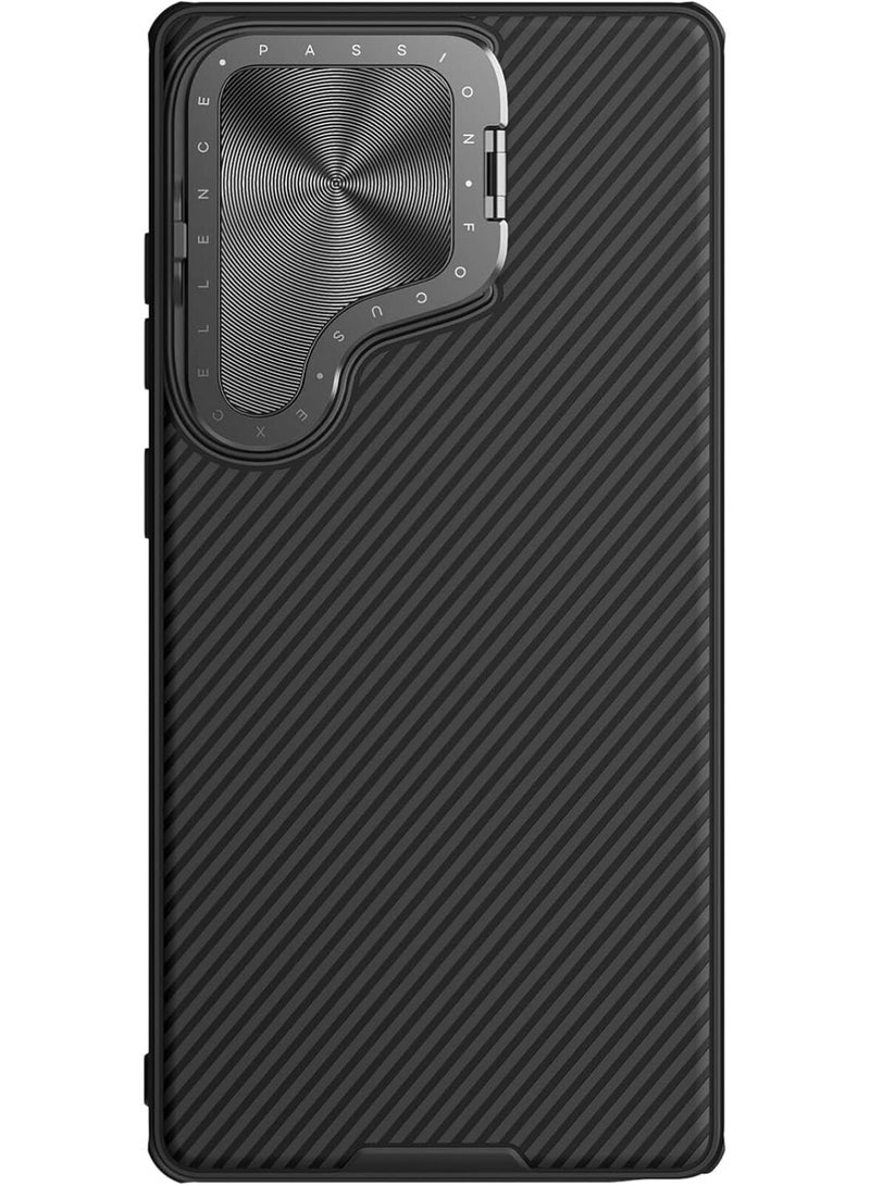 Nillkin CamShield Prop Case for Samsung Galaxy S25 Ultra | Slide Camera Cover & Kickstand Protection - Black - Image 2