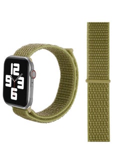 Replacement Strap Simple Fashion Nylon Watch Band for Apple Watch Ultra 49mm&Watch Ultra 2 49mm / Series 9&8&7 45mm / SE 3&SE 2&6&SE&5&4 44mm / 3&2&1 42mm, with Magic Stick Dark Green
